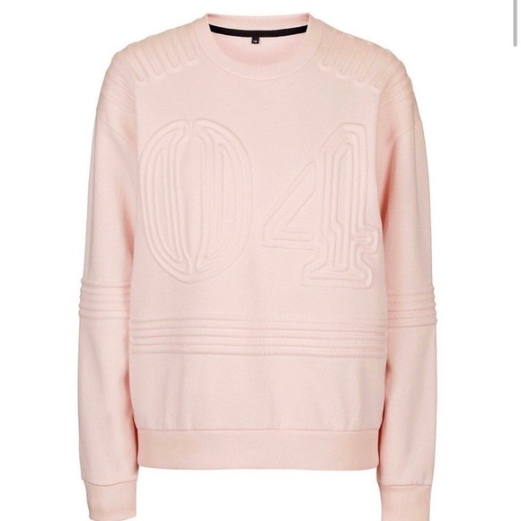 IVY PARK by Beyoncé 04 Corded Sweatshirt Blush Pink XS - Picture 1 of 10